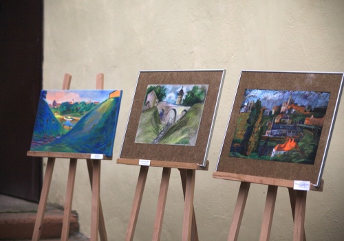 Фоторепортаж: в галерее “Крыга” гродненцам предложили взглянуть на Гродно глазами иностранных художников