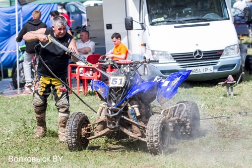 В Волковыске прошли соревнования по мотокроссу