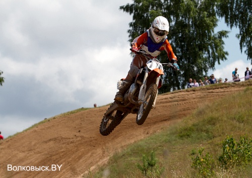 В Волковыске прошли соревнования по мотокроссу