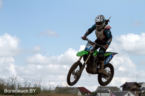 В Волковыске прошли соревнования по мотокроссу