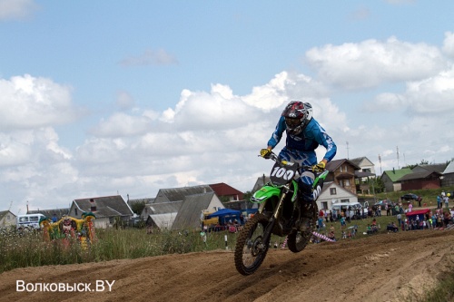 В Волковыске прошли соревнования по мотокроссу