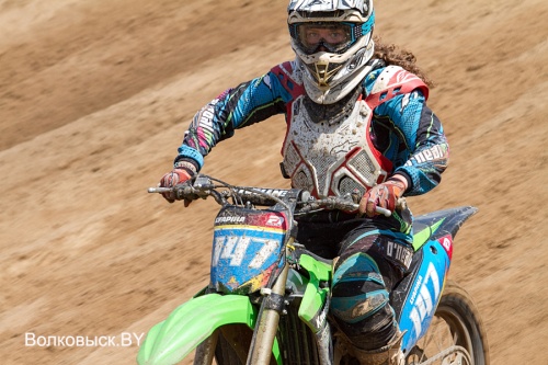 В Волковыске прошли соревнования по мотокроссу