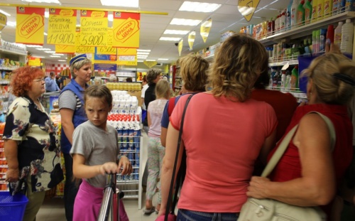 Фоторепортаж: открытие десятого магазина “Евроопт” в Гродно