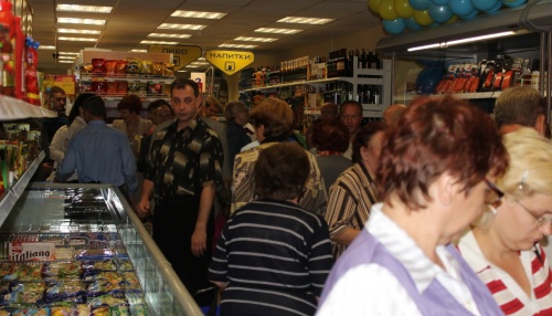 Фоторепортаж: открытие десятого магазина “Евроопт” в Гродно