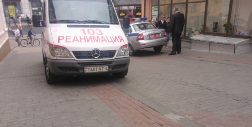 На пешеходной улице Советской в Гродно была сбита девушка