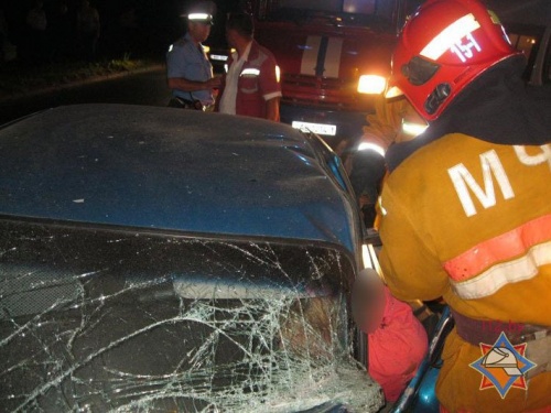 В Пинске столкнулись Hyundai и Citroen. Один человек погиб