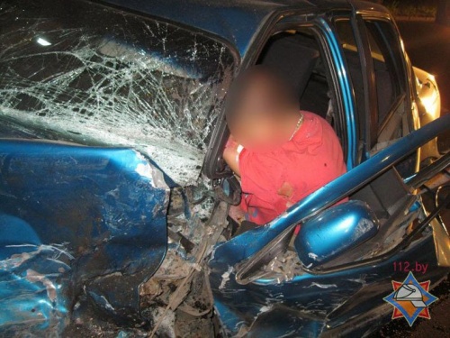 В Пинске столкнулись Hyundai и Citroen. Один человек погиб