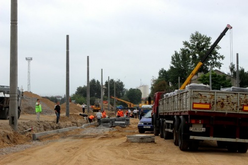 Фоторепортаж: реконструкция улицы Буденного в Гродно