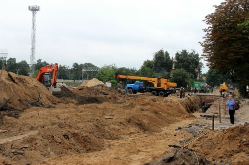 Фоторепортаж: реконструкция улицы Буденного в Гродно