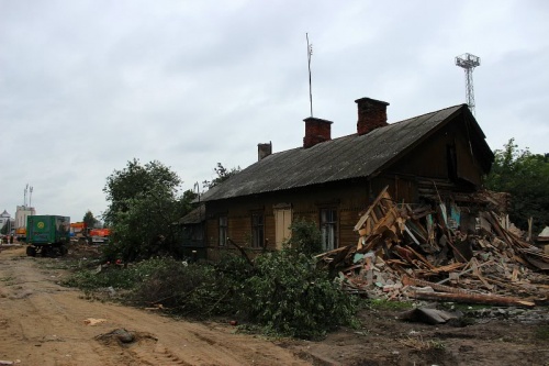 Фоторепортаж: реконструкция улицы Буденного в Гродно