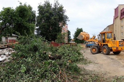 Фоторепортаж: реконструкция улицы Буденного в Гродно