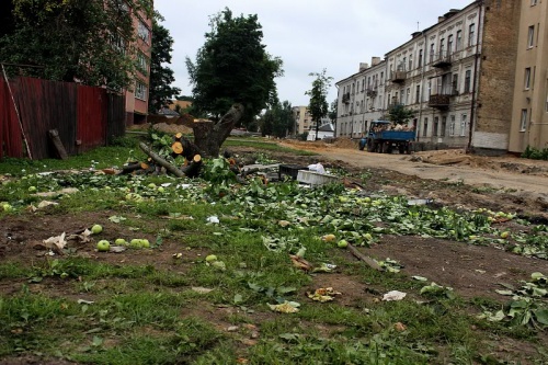 Фоторепортаж: реконструкция улицы Буденного в Гродно