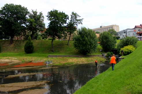 “Швейцарскую долину” в Гродно приводят в порядок: Городничанку очистят от наносов, грязи и ила