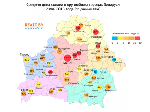 Города-соседи находятся в тройке лидеров по стоимости квадратного метра жилья в области