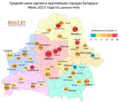 За полугодие в Гродно цены на квартиры по сравнению с другими областными центрами выросли меньше всего