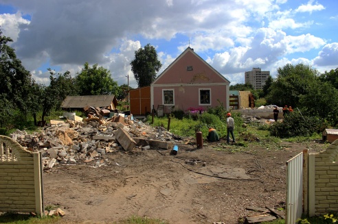 Начались подготовительные работы по соединению улицы Курчатова в Гродно