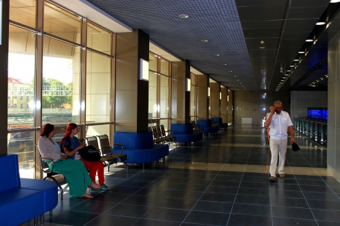 Фоторепортаж: на железнодорожном вокзале Гродно после реконструкции открылся зал ожидания