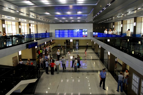 Фоторепортаж: на железнодорожном вокзале Гродно после реконструкции открылся зал ожидания