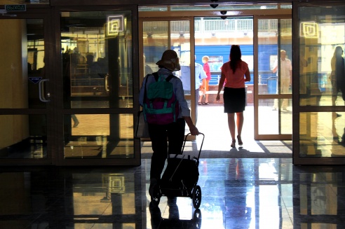 Фоторепортаж: на железнодорожном вокзале Гродно после реконструкции открылся зал ожидания