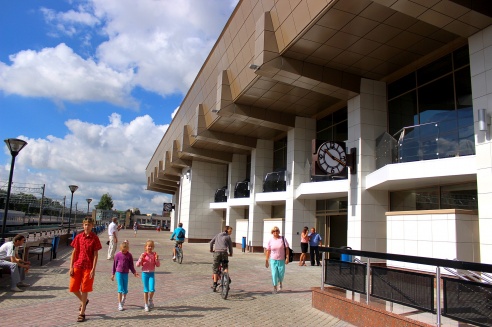 Фоторепортаж: на железнодорожном вокзале Гродно после реконструкции открылся зал ожидания