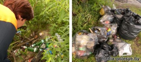 Акция «Чистый берег» прошла на Припяти