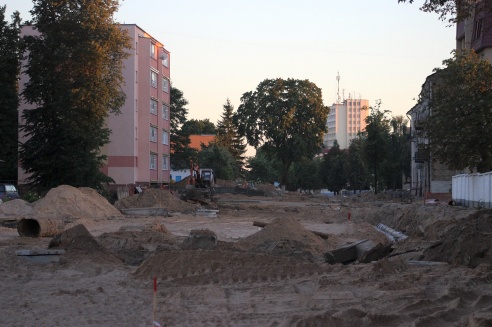 Менее месяца осталось до открытия улицы Буденного в Гродно