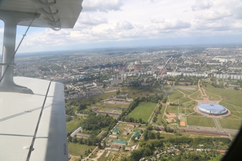 Воздушный крестный ход над Бобруйском