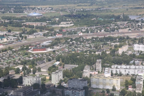 Воздушный крестный ход над Бобруйском