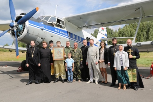 Воздушный крестный ход над Бобруйском