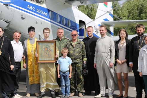 Воздушный крестный ход над Бобруйском