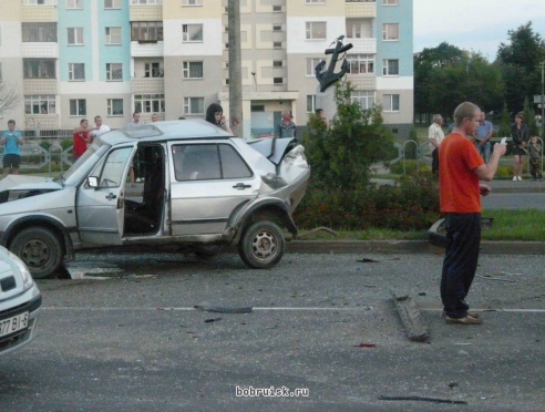 Крупное ДТП на Георгиевском проспекте в Бобруйске