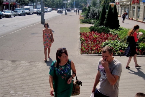 Как выглядят улицы Могилёва во время снегопада и в жару (фото)