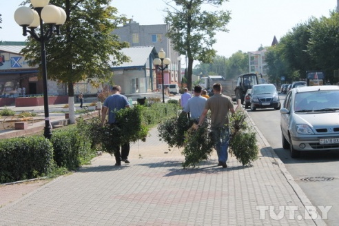 Из траншей - в фестиваль, или Как Жлобин готовится к "Дожинкам" (фото)