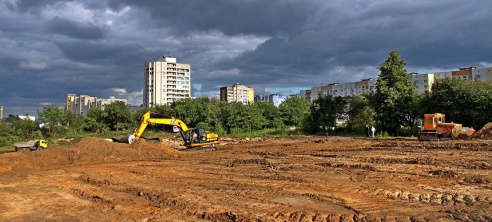 К началу зимы на строящемся участке улицы Курчатова в Гродно появится асфальт