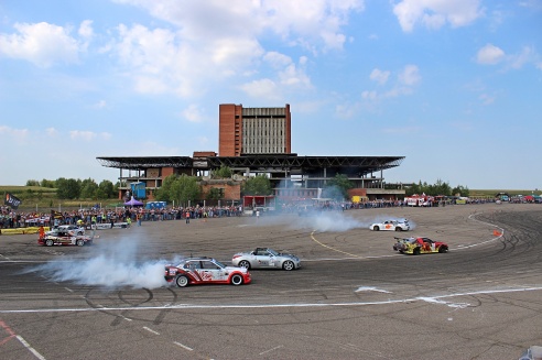Гродно впервые в принял соревнования по дрифту: у гродненца 4-ое место