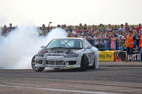 Гродно впервые в принял соревнования по дрифту: у гродненца 4-ое место