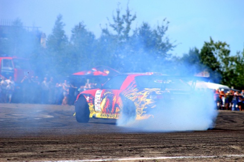 Гродно впервые в принял соревнования по дрифту: у гродненца 4-ое место
