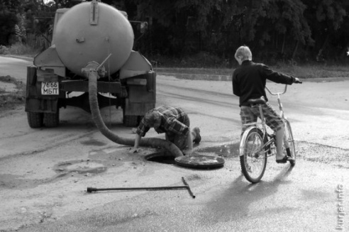 Из рабочих будней сантехников