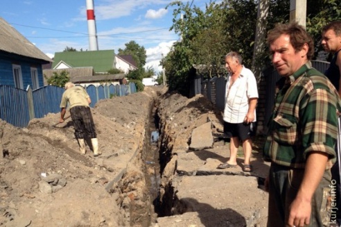 Из рабочих будней сантехников