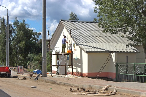 До запланированного открытия улицы Буденного в Гродно остается неделя