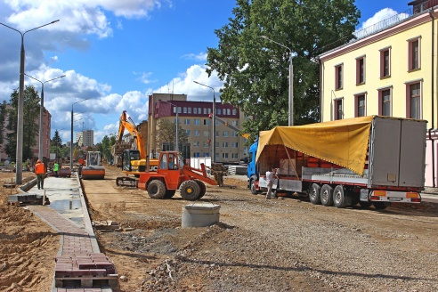 До запланированного открытия улицы Буденного в Гродно остается неделя