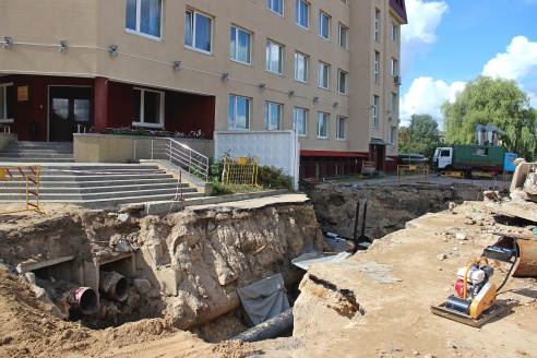 До запланированного открытия улицы Буденного в Гродно остается неделя