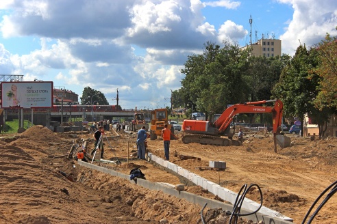 До запланированного открытия улицы Буденного в Гродно остается неделя