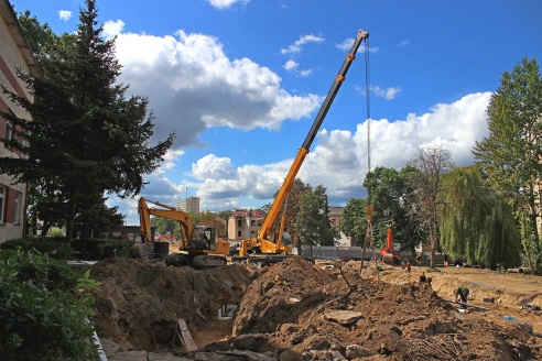 До запланированного открытия улицы Буденного в Гродно остается неделя