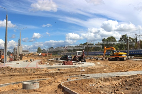 До запланированного открытия улицы Буденного в Гродно остается неделя