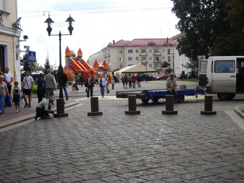 Фотофакт: улица Советская в Гродно по-настоящему стала пешеходной