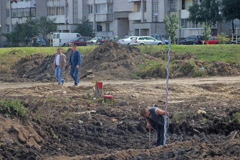 Снесены практически все строения на пути будущей улицы Курчатова в Гродно