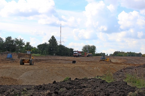 Снесены практически все строения на пути будущей улицы Курчатова в Гродно