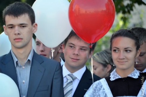 День знаний: первоклашки и выпускники