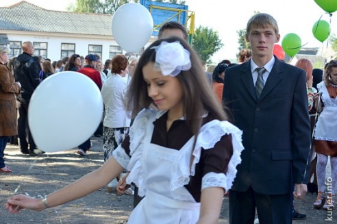 День знаний: первоклашки и выпускники